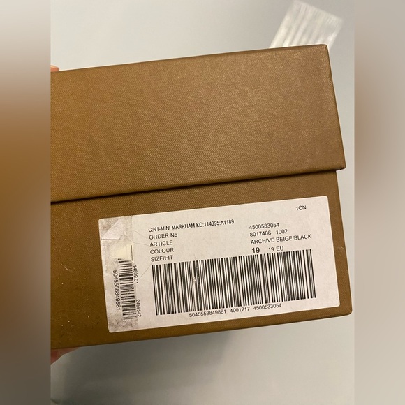 Burberry Kids Check Sneakers — Size 19 - Picture 11 of 11